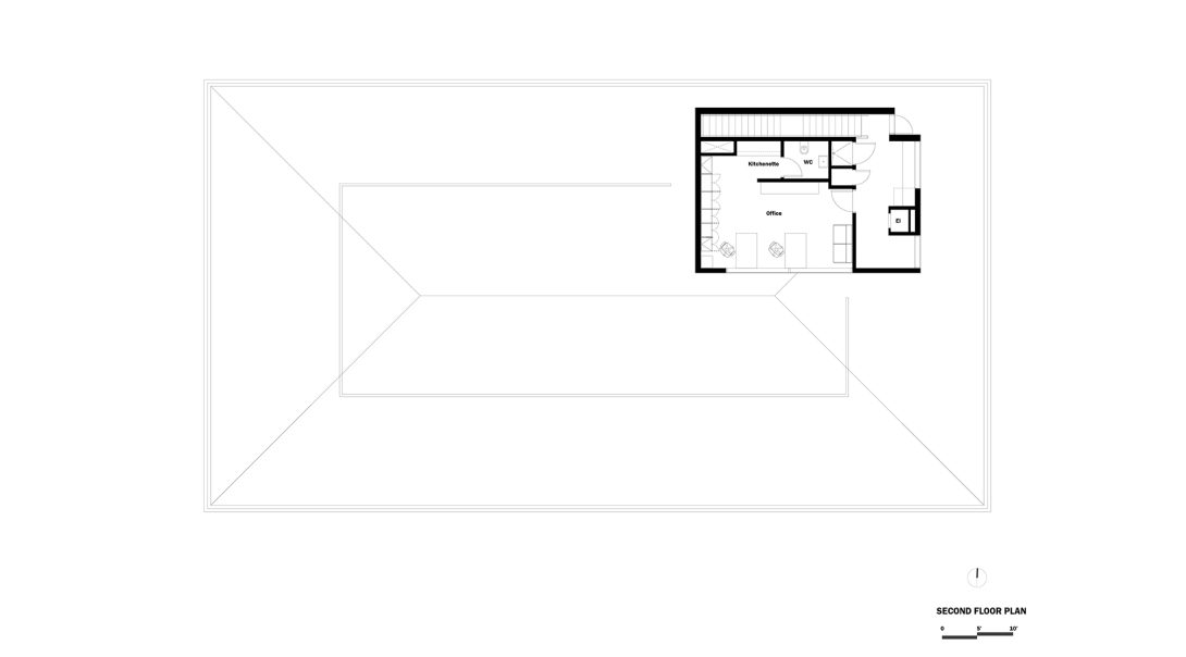 Andys Restaurant Upper Floor Plan - Office - WC - Storage