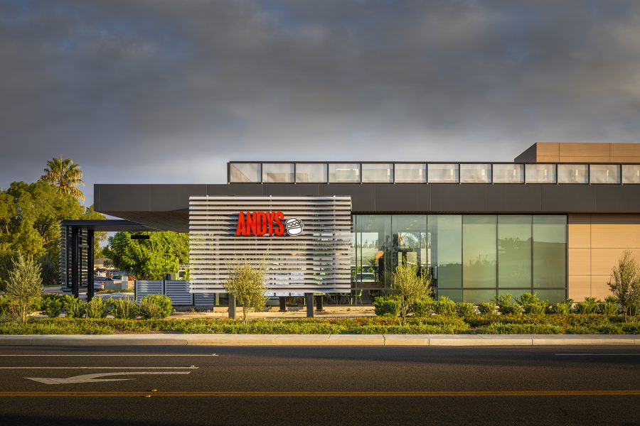View of the restaurant from Riverside Drive. Andys Restaurant, Chino, CA © Ciro Coelho
