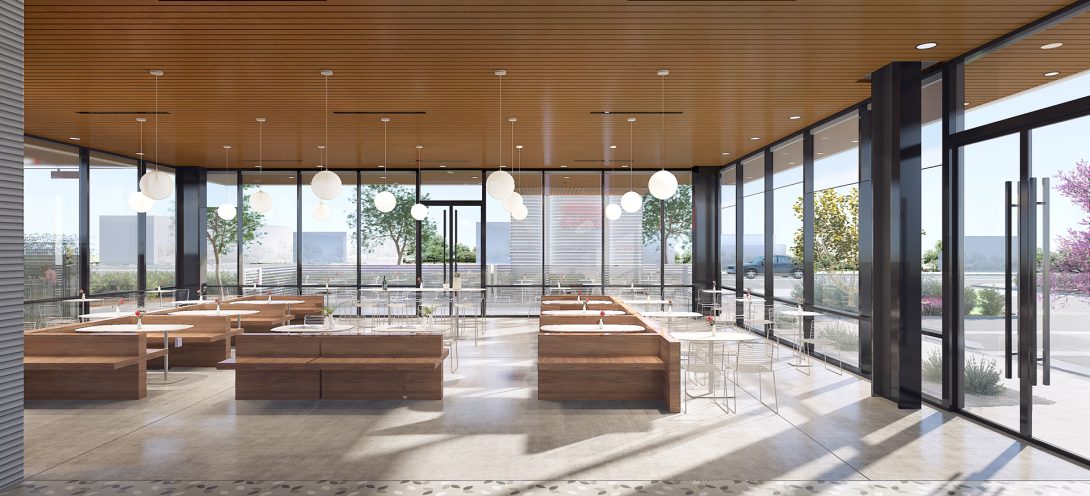 View of the dining area towards the patio. Andys Restaurant, Chino, CA © Ciro Coelho