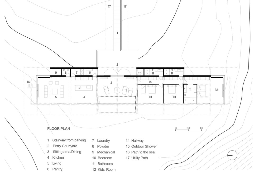 Cecropia House - Floor Plan