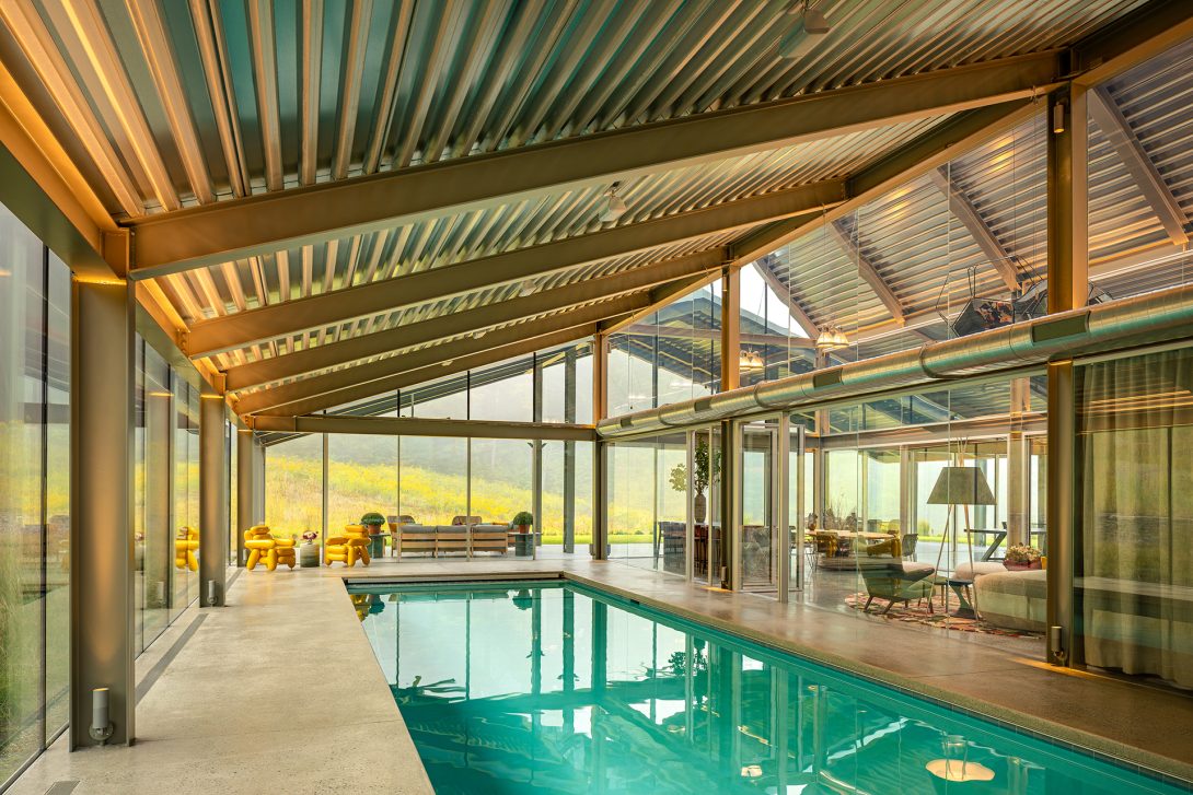 Pool. Residential Recreation Pavilion, NY
